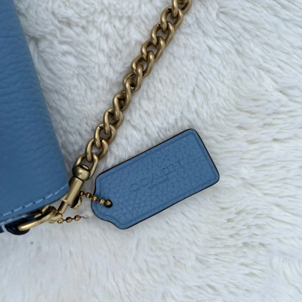 NWT Coach Crossbody in Bluebell with Removable Card Wallet - Picture 12 of 16